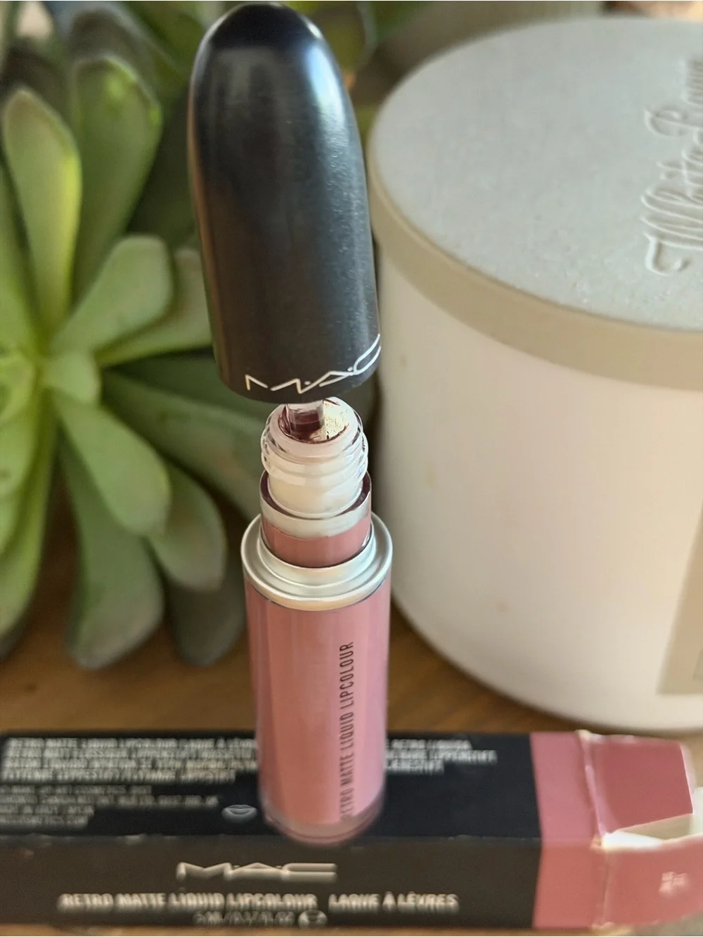 MAC Cosmetics “SO ME” Retro Matte Liquid Lipcolour - Dusty Mauve Pink